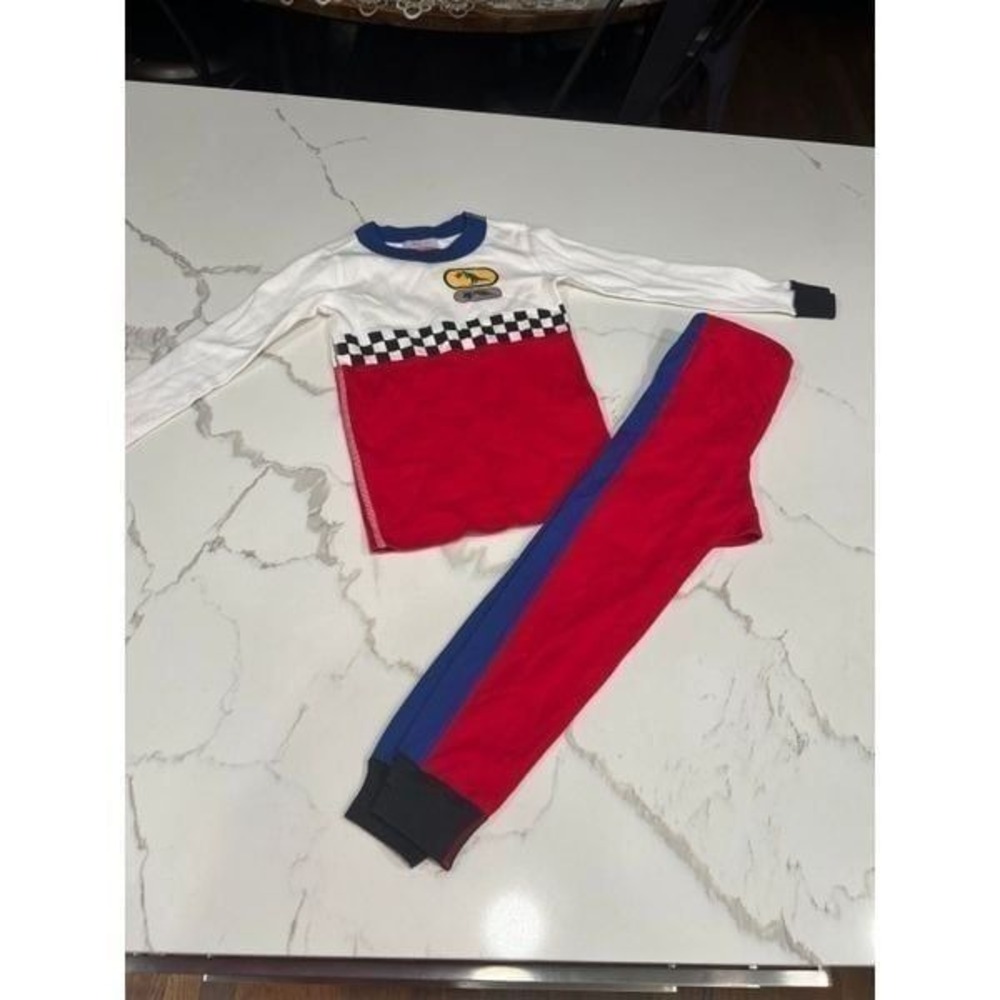 Hanna Andersson NASCAR, racing pajamas‎ size 100 4 new